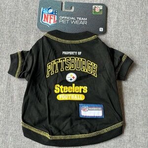 Pets First NFL Pittsburgh Steelers T-Shirt, Small
